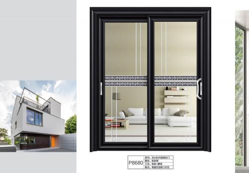 36X80內弧推拉門8680