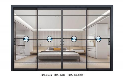 45+18寬+窄平面推拉門9018