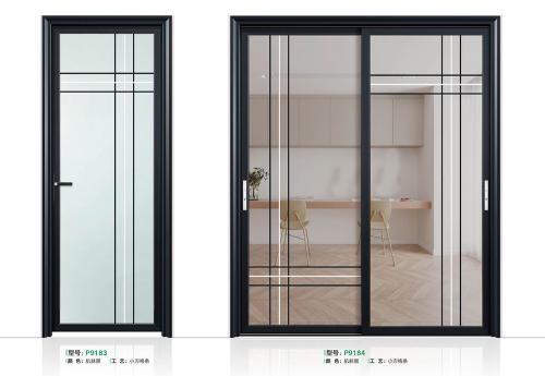 45中窄推拉+平開9183